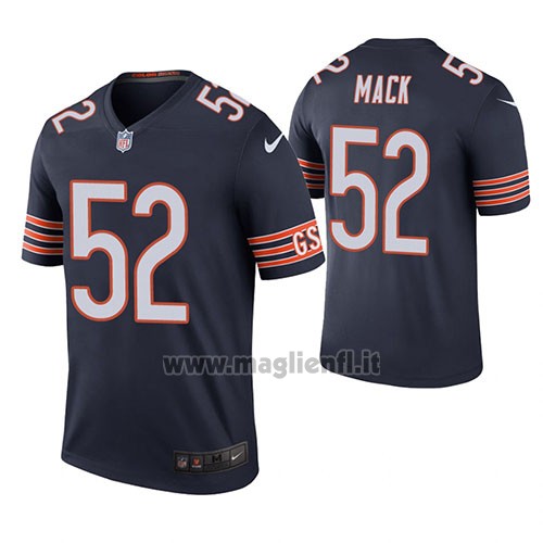Maglia NFL Legend Chicago Bears Khalil Mack Blu Color Rush